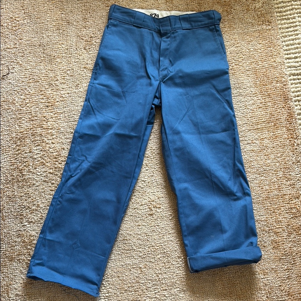 Dickies 874 Original Fit Men's Blue Work Pants, Size 30 x 27